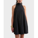 TOPSHOP SARA ΓΥΝΑΙΚΕΙΟ ΜΙΝΙ ΑΜΑΝΙΚΟ ΦΟΡΕΜΑ - 31001045 - ΜΑΥΡΟ