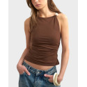 TOPSHOP MINDY ΓΥΝΑΙΚΕΙΟ ΑΜΑΝΙΚΟ ΤΟΠ - 31001287 - ΚΑΦΕ