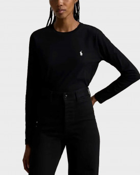 POLO RALPH LAUREN WOMEN'S BLOUSE - 211B14604004 - BLACK