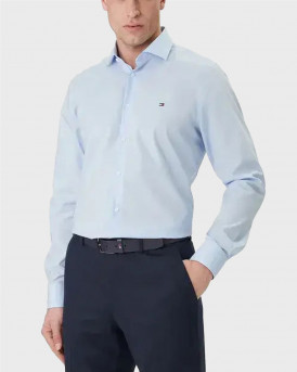 TOMMY HILFIGER CI NON IRON ΑΝΔΡΙΚΟ ΠΟΥΚΑΜΙΣΟ - MW0MW43122 - ΣΙΕΛ