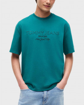 TOMMY HILFIGER 90S NEW CLASSICS ΑΝΔΡΙΚΗ ΚΟΝΤΟΜΑΝΙΚΗ ΜΠΛΟΥΖΑ - DM0DM22545 - ΠΕΤΡΟΛ