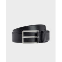 BOSS ERMAN ΑΝΔΡΙΚΗ ΔΕΡΜΑΤΙΝΗ ΖΩΝΗ - 50491834  - ΜΑΥΡΟ