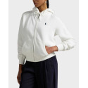 POLO RALPH LAUREN WOMEN'S ZIP UP HOODIE - 211971699001 - WHITE
