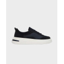 GUESS ELBA ΑΝΔΡΙΚΑ ΔΕΡΜΑΤΙΝΑ SNEAKERS - FMJBNOELE12 - ΜΠΛΕ