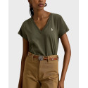 POLO RALPH LAUREN WOMEN'S SHORT SLEEVE T-SHIRT - 211Β14611005 - OLIVE GREEN