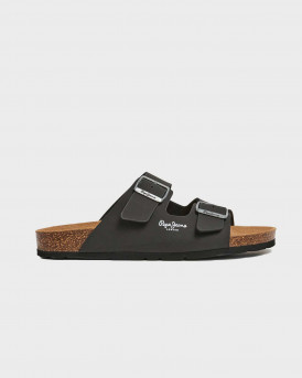PEPE JEANS BIO ΑΝΔΡΙΚΑ ΣΑΝΔΑΛΙΑ - PMS90108  - ΜΑΥΡΟ