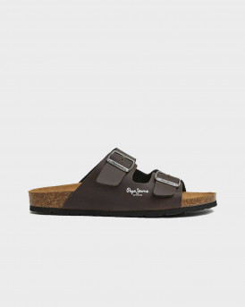 PEPE JEANS BIO ΑΝΔΡΙΚΑ ΣΑΝΔΑΛΙΑ - PMS90108  - ΚΑΦΕ