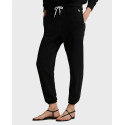 POLO RALPH DRAW TROUSERS LAUREN WOMEN'S TROUSERS - 211971700003 - BLACK
