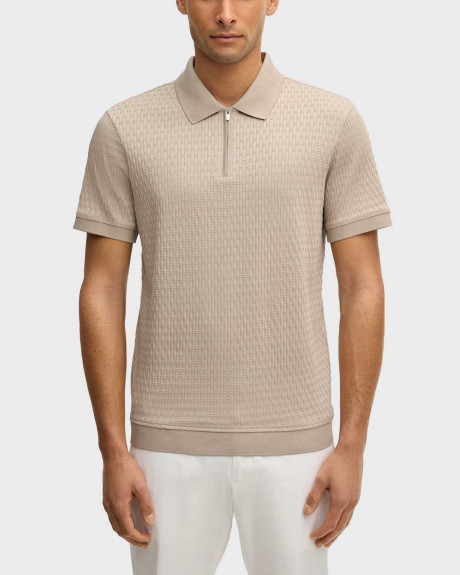 JOOP FRANCISCOJOSE MEN'S HALF-ZIP POLO SHIRT - 10100406