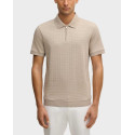 JOOP FRANCISCOJOSE MEN'S HALF-ZIP POLO SHIRT - 10100406 - BEIGE