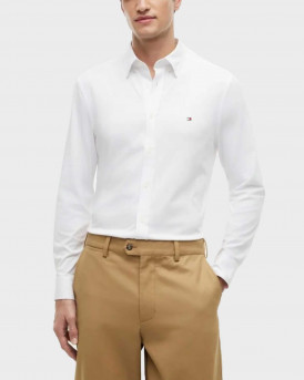 TOMMY HILFIGER ΑΝΔΡΙΚΟ ΠΟΥΚΑΜΙΣΟ - MW0MW41059 - ΑΣΠΡΟ