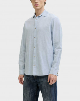 JACK & JONES ΑΝΔΡΙΚΟ ΠΟΥΚΑΜΙΣΟ - 12289174 - ΓΑΛΑΖΙΟ
