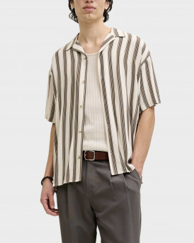 JACK & JONES JEFF ΑΝΔΡΙΚΟ ΚΟΝΤΟΜΑΝΙΚΟ ΠΟΥΚΑΜΙΣΟ - 12288853 - ΜΠΕΖ