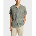 SELECTED ΜΕΝ'S SHORT-SLEEVED SHIRT - 16084639 - GREEN