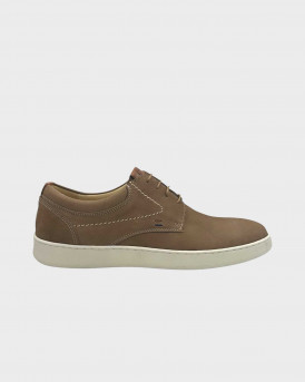 DAMIANI MEN'S SUEDE LACE-UP LOAFER - 1105 - ΠΟΥΡΟ