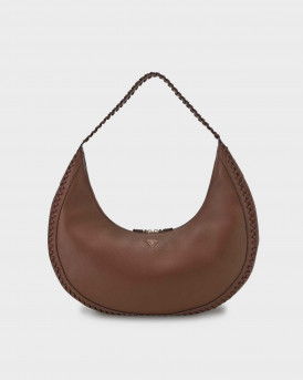 GUESS HOBO PETRA WOMEN'S SHOULDER BAG - HWBG975002 - BROWN