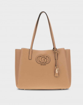 GUESS ISOLA WOMEN'S SHOPPER BAG - HWBG990523 - BEIGE