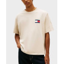 TOMMY JEANS 90S PEAKS BACKPRINT ΑΝΔΡΙΚΗ ΚΟΝΤΟΜΑΝΙΚΗ ΜΠΛΟΥΖΑ - DM0DM22337 - ΕΚΡΟΥ