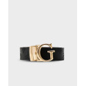 GUESS ELLA WOMEN'S BELT - BW7861P3430 - BLACK - BLACK
