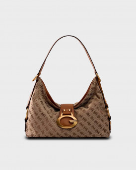 GUESS CAMDEN LARGE WOMEN'S SHOULDER BAG - HWJJ930818 - BEIGE - BEIGE