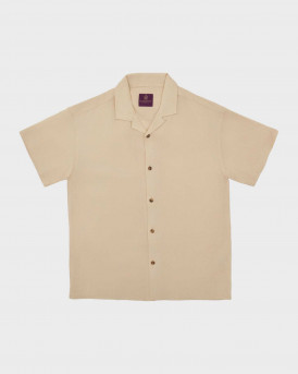 BLACKTOP FOUNDATION HIGHER GROUND MEN'S SHIRT - HIGHER GROUND - BEIGE