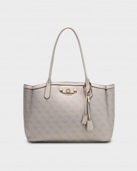 GUESS LINDSEY WOMEN'S TOTE BAG - HWSG974923 - BEIGE