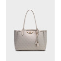 GUESS LINDSEY WOMEN'S TOTE BAG - HWSG974923 - DARK GREY
