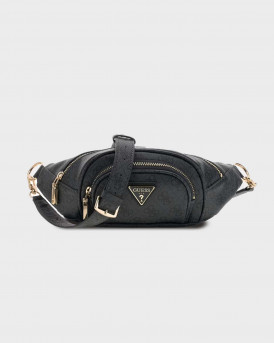 GUESS MAXINE WOMEN'S WAIST BAG - ΤWΗΒ921180 - DARK GREY