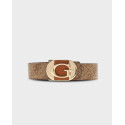 GUESS COLEEN ΓΥΝΑΙΚΕΙΑ ΖΩΝΗ ΔΙΠΛΗΣ ΟΨΗΣ - ΒW9466P6330 - ΜΑΥΡΟ