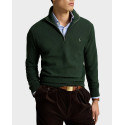 POLO RALPH LAUREN ΑΝΔΡΙΚΟ HALF-ZIP ΠΟΥΛΟΒΕΡ - 710Β18060016 - ΠΡΑΣΙΝΟ
