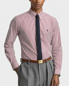 POLO RALPH LAUREN ΑΝΔΡΙΚΟ ΡΙΓΕ ΠΟΥΚΑΜΙΣΟ - 710929346510 - ΜΠΟΡΝΤΩ