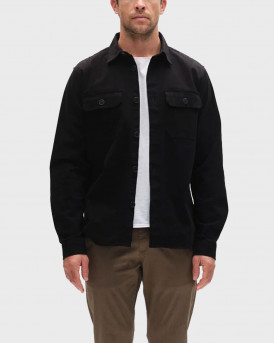 GABBA TOPPER LS ΑΝΔΡΙΚΟ OVERSHIRT - 2200440120 - ΜΑΥΡΟ