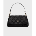TOMMY HILFIGER FEMININE QUILTED CROSSBODY BAG - AW0AW18717 - BLACK