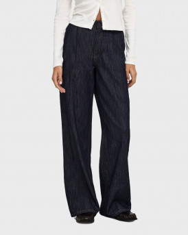 ONLY ONLMARIKO HW WIDE PLEAT ΓΥΝΑΙΚΕΙΟ ΤΖΙΝ  - 15376836 - ΜΠΛΕ