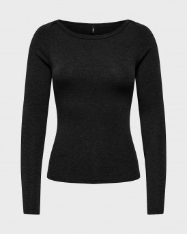 ONLY ONLDOLLY BOATNECK ΓΥΝΑΙΚΕΙΑ ΜΠΛΟΥΖΑ - 15379321 - ΜΑΥΡΟ