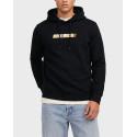JACK & JONES JJMUNK ΑΝΔΡΙΚΟ ΦΟΥΤΕΡ ΜΕ ΚΟΥΚΟΥΛΑ ΚΑΙ ΣΤΑΜΠΑ - 12298432 - ΜΑΥΡΟ