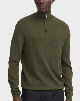 BLEND BHBAGGE ΑΝΔΡΙΚΟ HALF ZIP-UP ΠΛΕΚΤΟ ΠΟΥΛΟΒΕΡ - 20720817 - ΛΑΔΙ