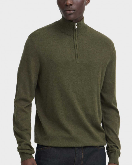 BLEND BHBAGGE ΑΝΔΡΙΚΟ HALF ZIP-UP ΠΛΕΚΤΟ ΠΟΥΛΟΒΕΡ - 20720817