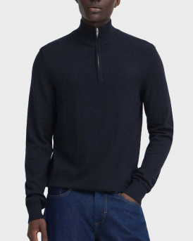 BLEND BHBAGGE ΑΝΔΡΙΚΟ HALF ZIP-UP ΠΛΕΚΤΟ ΠΟΥΛΟΒΕΡ - 20720817 - ΜΑΥΡΟ