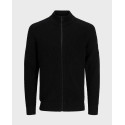 JACK & JONES JJCLEVELAND ΑΝΔΡΙΚΗ ΠΛΕΚΤΗ ΖΑΚΕΤΑ - 12298551 - ΜΑΥΡΟ