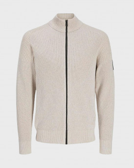 JACK & JONES JJCLEVELAND ΑΝΔΡΙΚΗ ΠΛΕΚΤΗ ΖΑΚΕΤΑ - 12298551 - ΜΠΕΖ