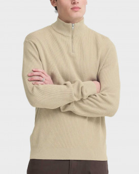 BLEND BHBADAL ΑΝΔΡΙΚΟ HALF ZIP-UP ΠΟΥΛΌΒΕΡ - 20720827 - ΜΠΕΖ