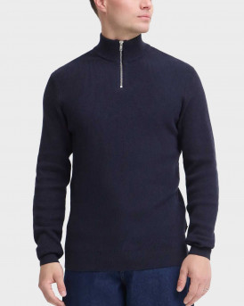BLEND BHBADAL ΑΝΔΡΙΚΟ HALF ZIP-UP ΠΟΥΛΌΒΕΡ - 20720827 - ΜΠΛΕ