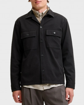 JACK & JONES JJEWILLIAM MEN'S OVERSHIRT - 12306252 - BLACK