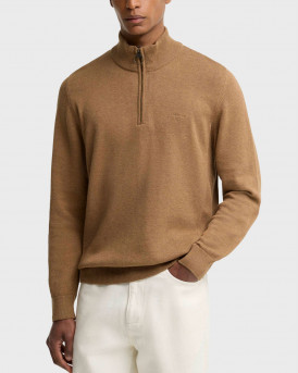 BARBOUR JUMPER ΑΝΔΡΙΚΟ HALF-ZIP ΠΟΥΛΟΒΕΡ - MΚΝ1074 - ΜΠΕΖ