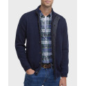 BARBOUR ESSENTIAL PATCH-ZIP ΑΝΔΡΙΚΗ ΠΛΕΚΤΗ ΖΑΚΕΤΑ - MΚΝ0731 - ΜΠΛΕ