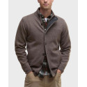 BARBOUR ESSENTIAL PATCH-ZIP ΑΝΔΡΙΚΗ ΠΛΕΚΤΗ ΖΑΚΕΤΑ - MΚΝ0731 - ΜΠΛΕ