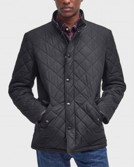 BARBOUR POWELL MEN'S QUILTED JACKET - MQU0281 - BLACK