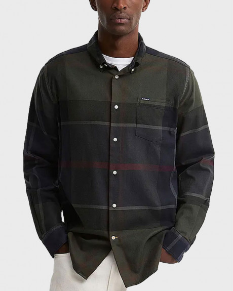 BARBOUR DUNOON SHADOW CLASSIC TARTAN MEN'S CHECK SHIRT - MSH4980