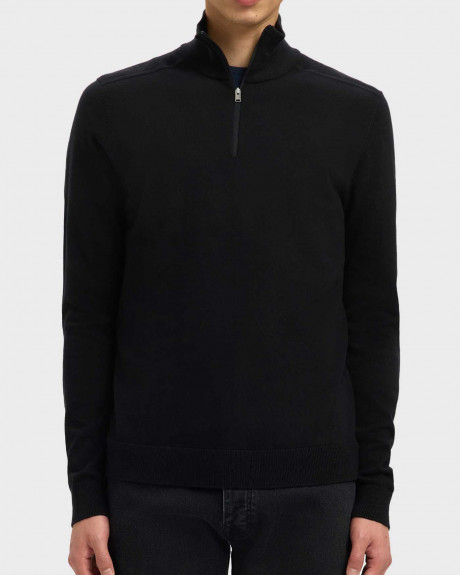 SELECTED BERG ΑΝΔΡΙΚΟ HALF ZIP-UP ΠΟΥΛΟΒΕΡ - 16074687